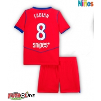 Camiseta Paris Saint-Germain Fabian Ruiz #8 Tercera Equipación para niños 2025-26 manga corta (+ pantalones cortos)